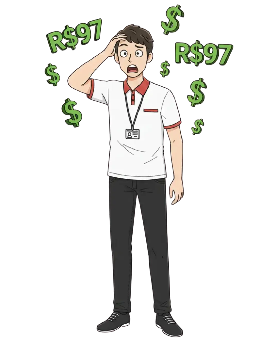 Personagem confiante